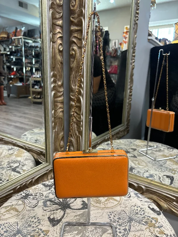 J Mclaughlin Orange Chain Handbag - Small