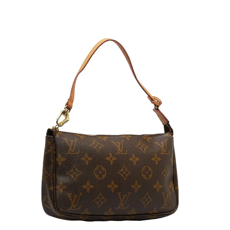 Louis Vuitton Monogram Pochette Accessoires Pouch Handbag M51980