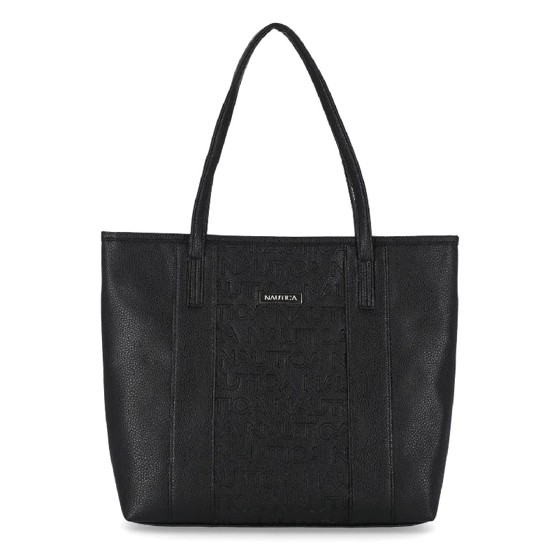 Nautica Womens Wide Angle Tote Bag