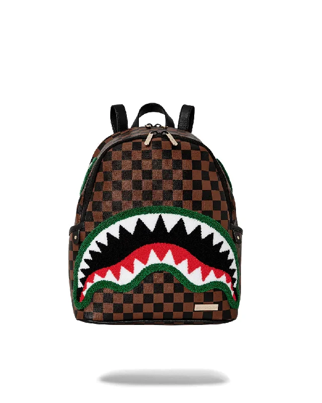 Sprayground Backpack CHENILLE SIP SAVAGE Brown