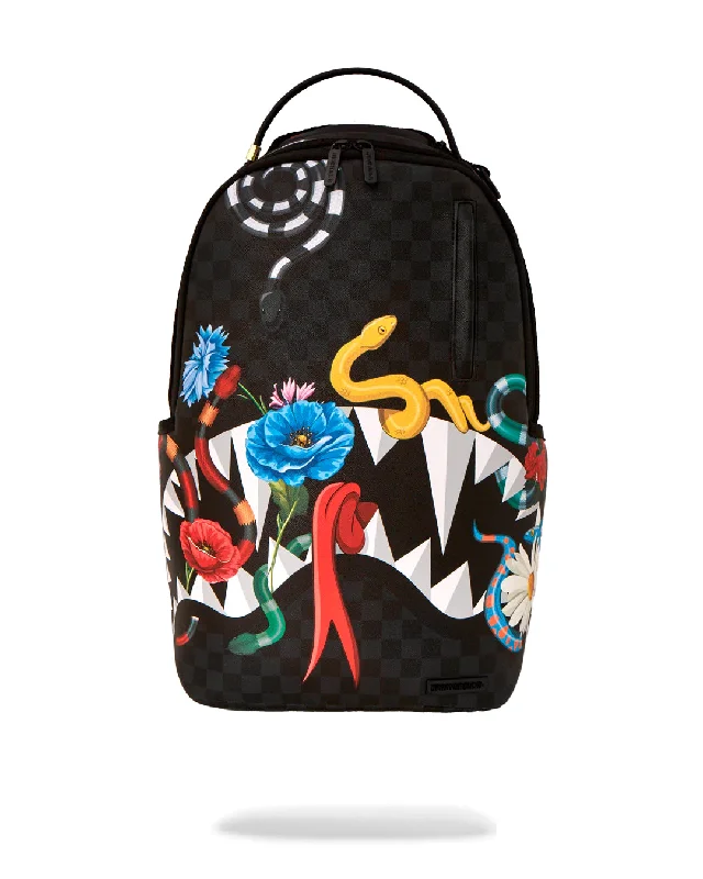 Sprayground Backpack SNAKES ON A BAG BACKPACK Black