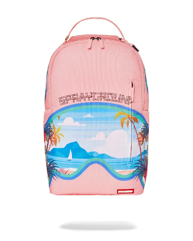 Sprayground Backpack TROPICAL SHARK BACKPACK Pink