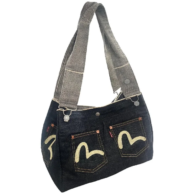 Evisu Denim Shoulder Bag