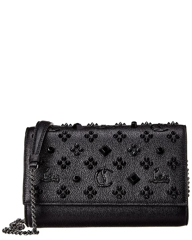 Christian Louboutin Paloma Embellished Leather Clutch