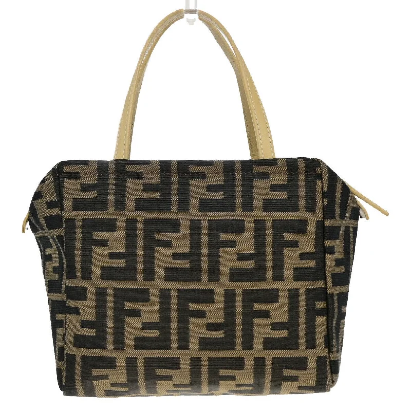 Fendi Zucca  Canvas Handbag (Pre-Owned)