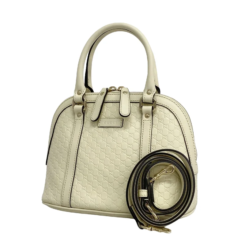 Gucci Ophidia  Leather Handbag (Pre-Owned)