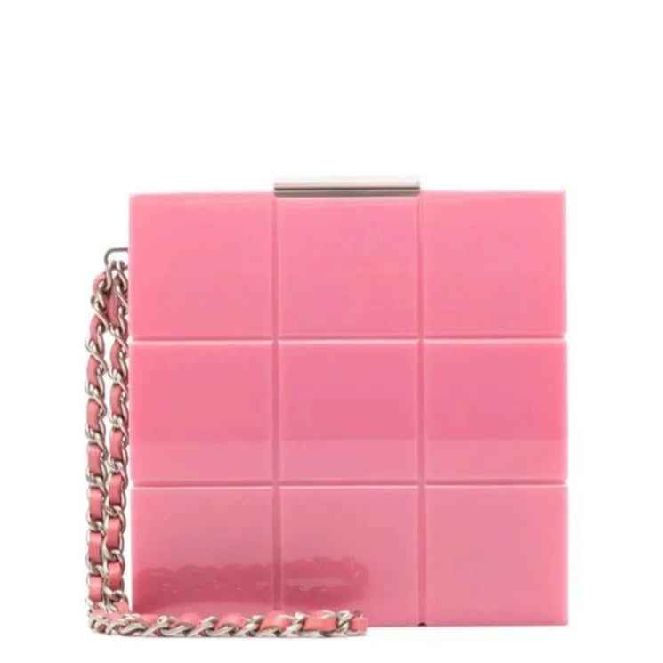 Pink Choco Bar Minaudière Clutch Bag 2002