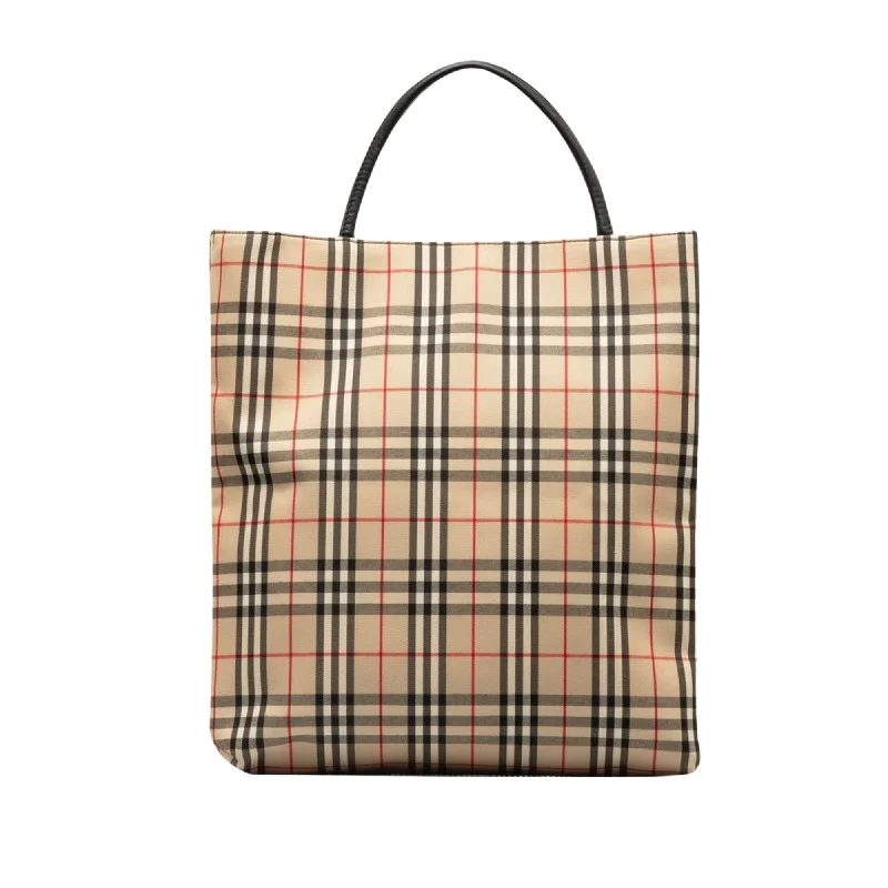 Burberry Nova Check  Canvas Tote Bag (Pre-Owned)