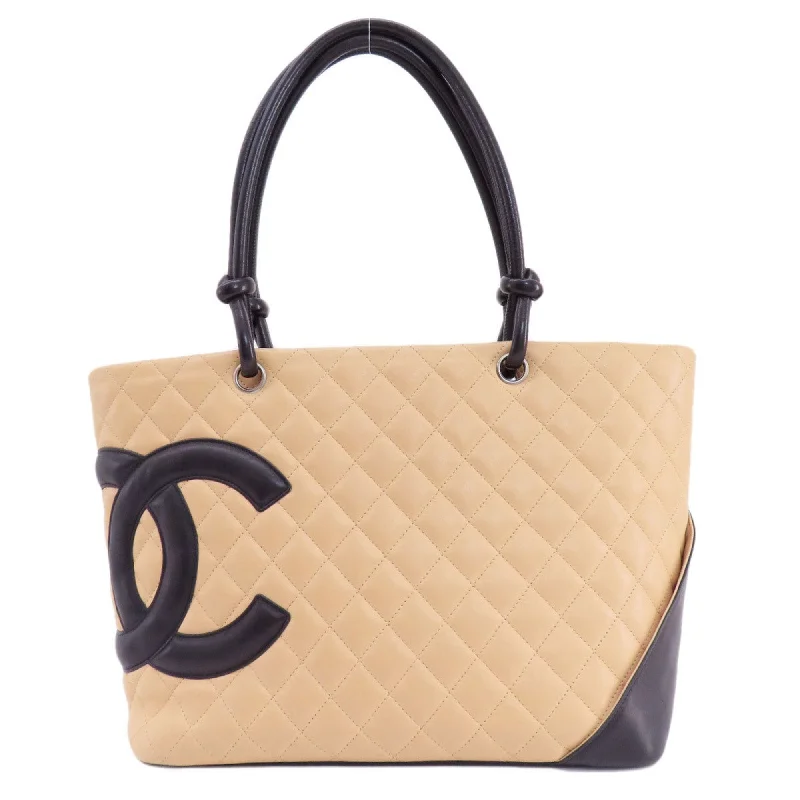 Chanel Cambon Line  Pony-Style Calfskin Tote Bag (Pre-Owned)