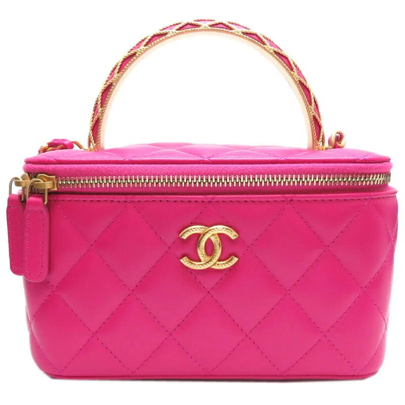 Chanel Vanity  Leather Shoulder Bag (Pre-Owned)