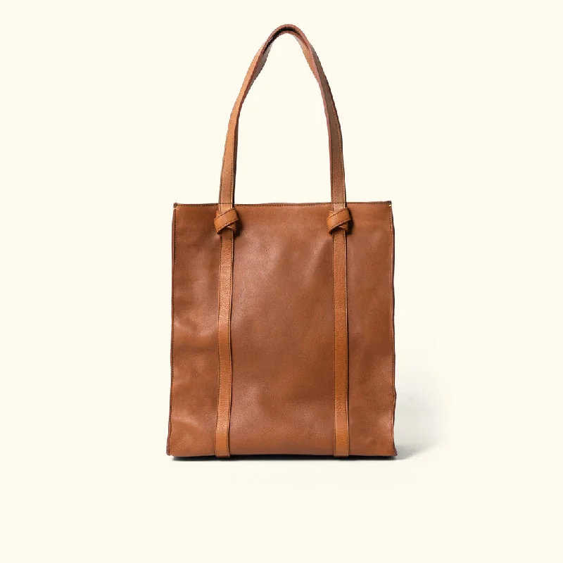 Chelsea Leather Tote Bag | Honey Brown