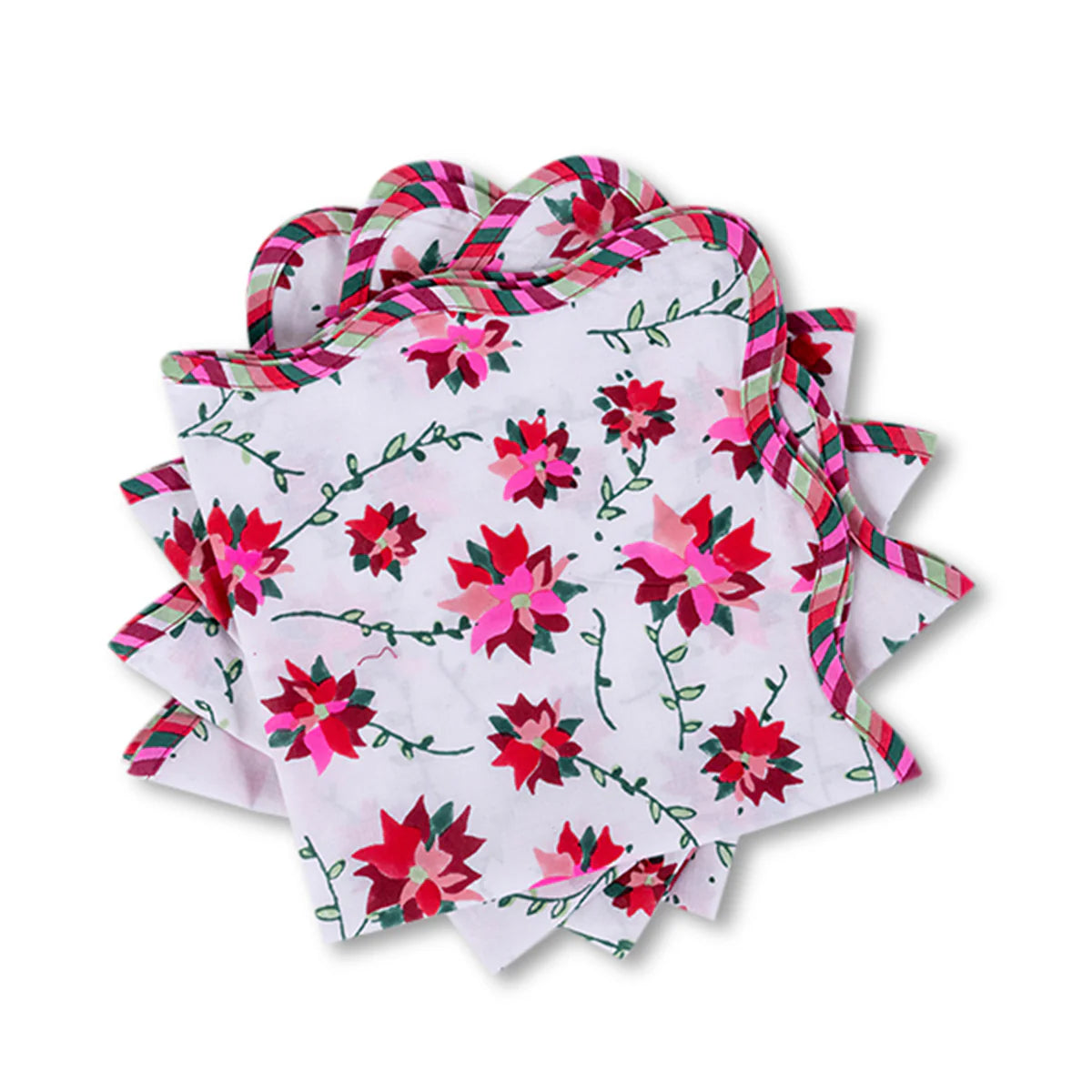 Poinsettia Napkins - Set of 4