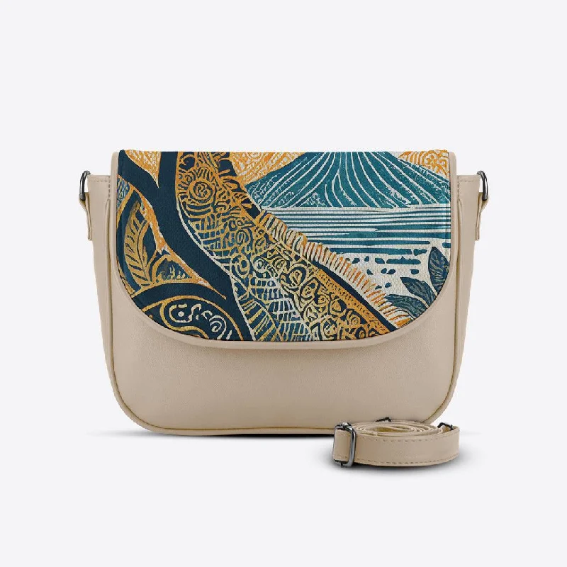 Beige Messenger Crossbody Civilization