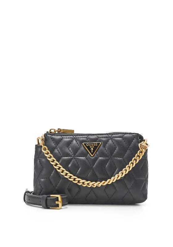 Guess Elenia Mini Crossbody Bag, Black