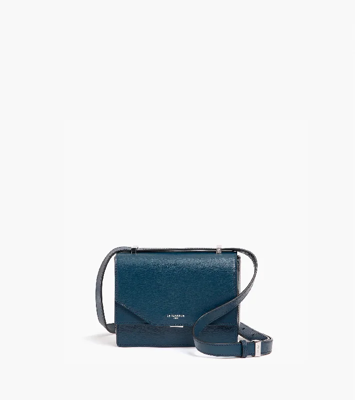 Naya mini shoulder bag in cork effect leather