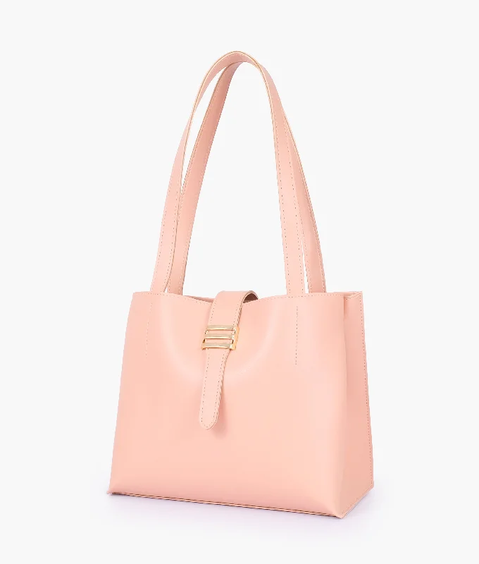 Peach mini tote bag