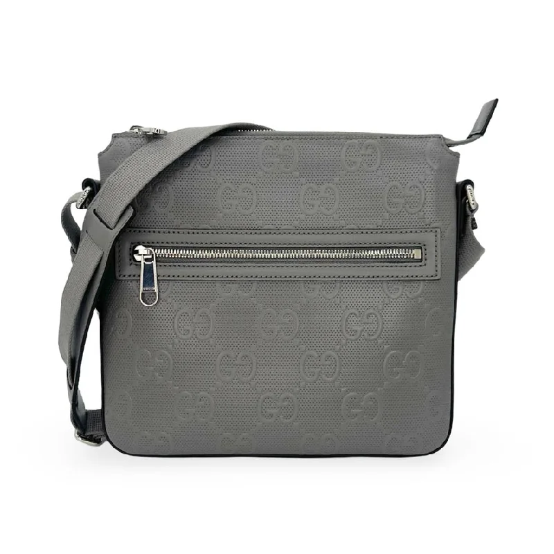 GUCCI: GG Embossed Small Messenger Bag