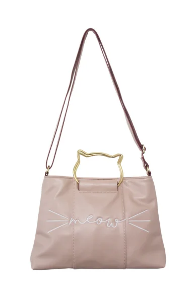 Right Meow Ring Satchel in Blush