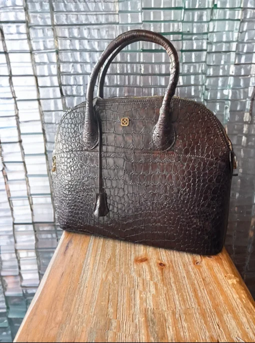 SAMPLE SALE #05 100% crocodile embossed leather with Free Shipping